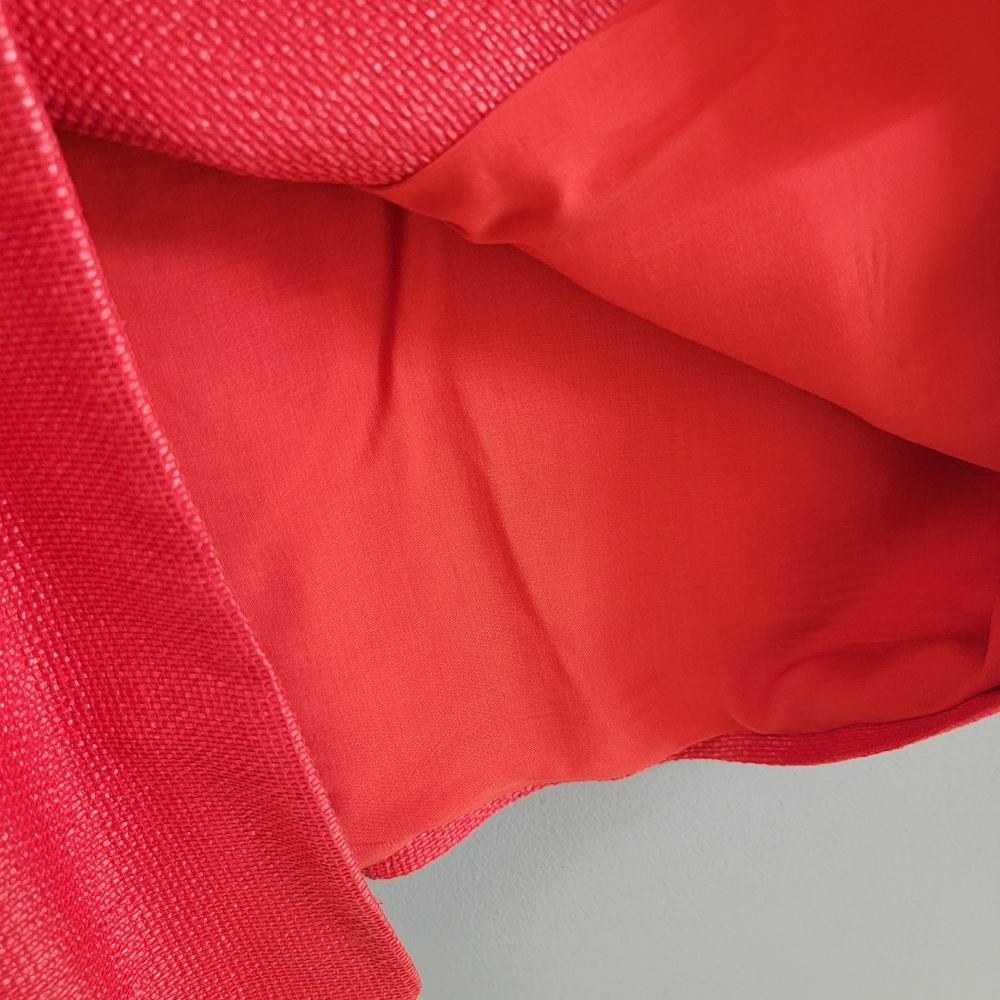 Zara Basic Elegant Red Women's Jacket Size Medium… - image 7